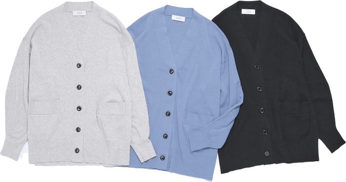 【d fashion/MAGASEEK別注】カシミヤ混Vネックフォルムスリーブカーディガン