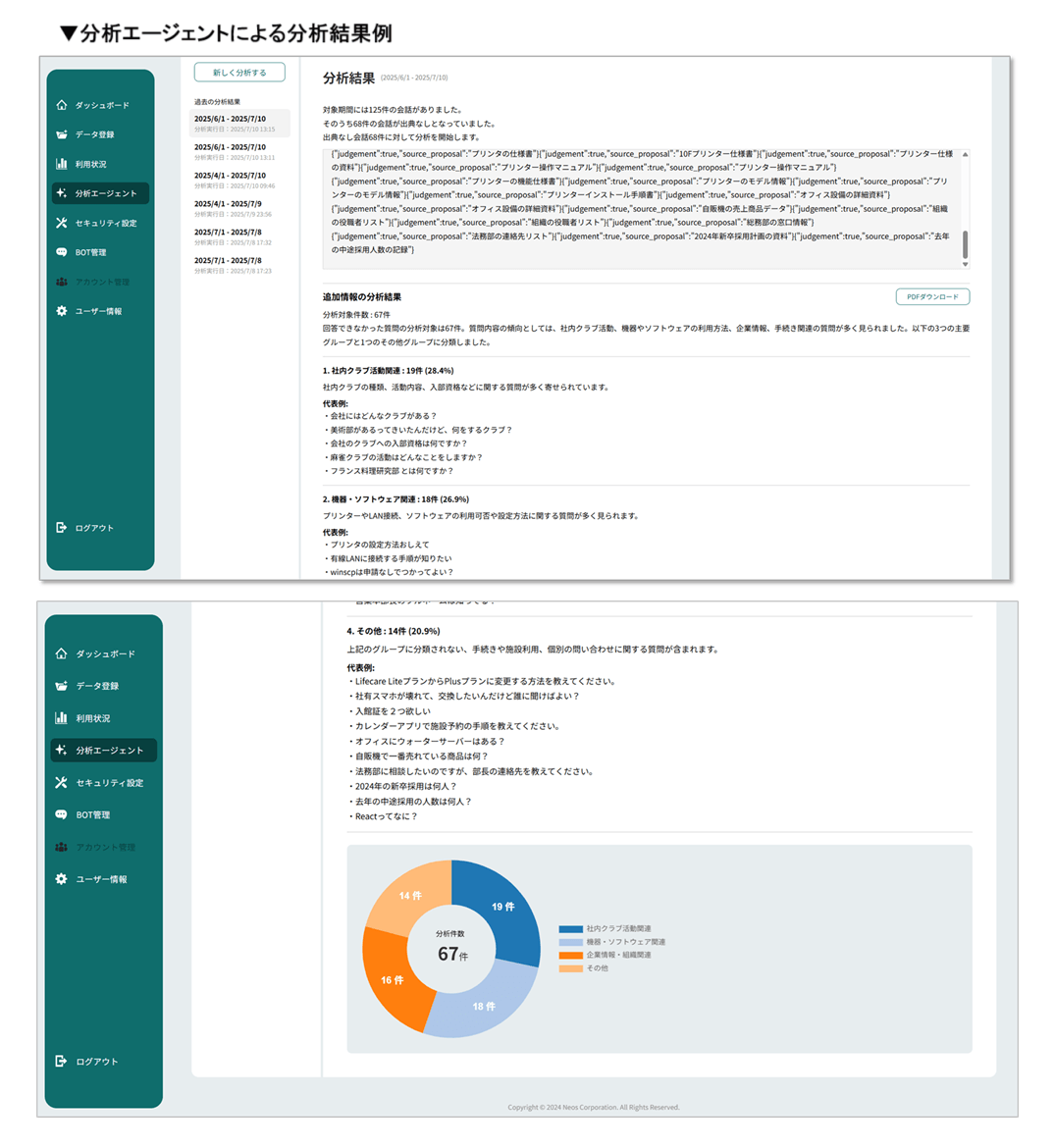 RAG型生成AIサービス【OfficeBot】に「分析エージェント機能」を新搭載