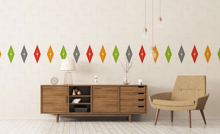 ビンテージスタイル壁紙