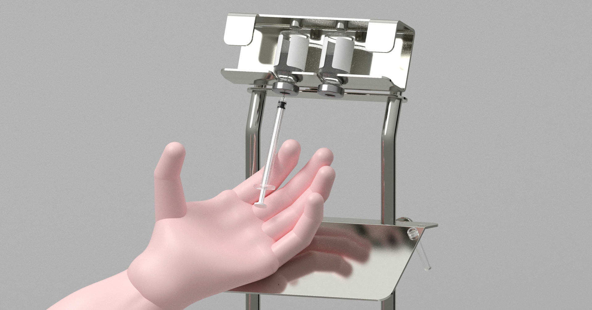 3回目ワクチン接種でも作業性・安全性を確認