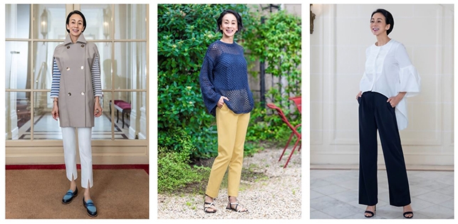 FOOT GALLERY×中村江里子 フリーアナウンサー中村江里子さんとコラボしたストレッチパンツ新発売