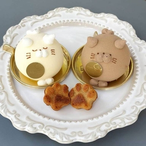 パティスリー ドゥ ボンヌ オーギュル  猫ケーキ