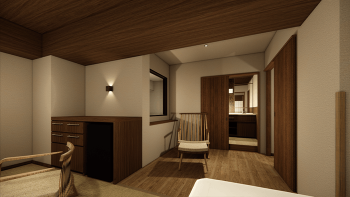 ジュニアスイート:前室