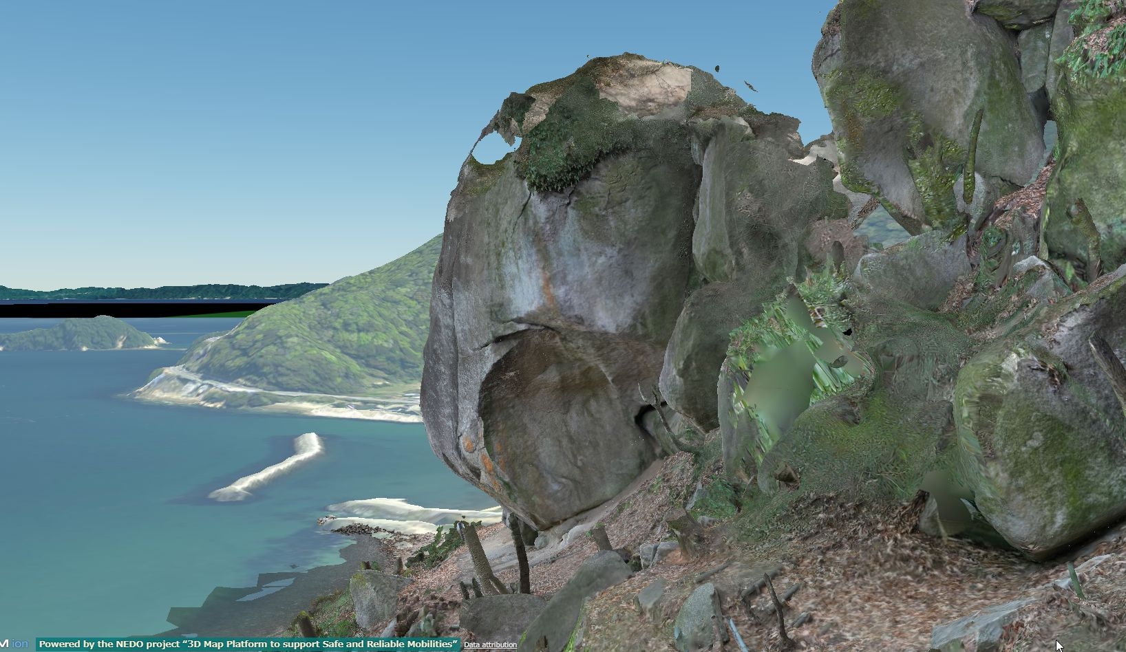 大坂城石垣石丁場跡岩谷石丁場天狗岩丁場(香川県小豆島)