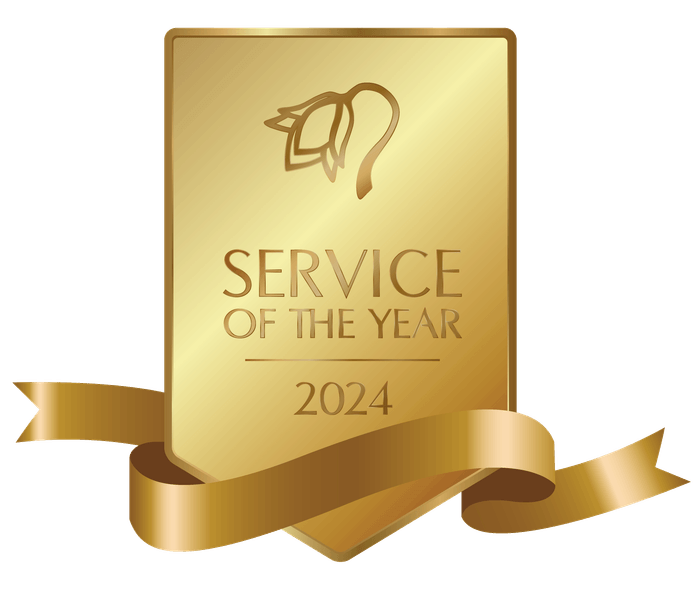 「サービス・オブ・ザ・イヤー2024」ロゴ