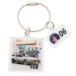 『頭文字D』30周年記念イベントに365日 (全366種) アクリルキーチェーンが登場！