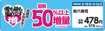 助六寿司　販促画像　