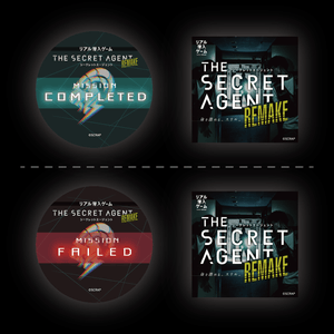 潜入成功／失敗ステッカーセット