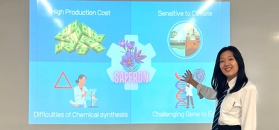 一日警察署長に就任する近畿大学附属豊岡高等学校3年　池上十和子さん