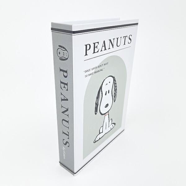 スヌーピーのブック型ボックスが可愛すぎ。飾れる収納って最強かも。