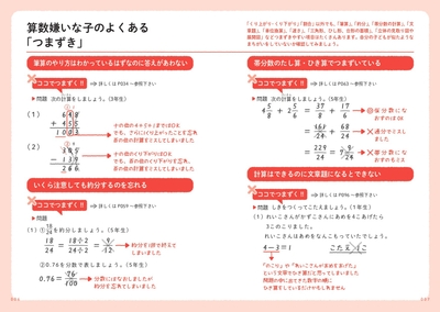 算数嫌いな子のよくある「つまずき」