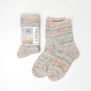 「日傘の女」をイメージした 和紙とシルクのやわらかソックス