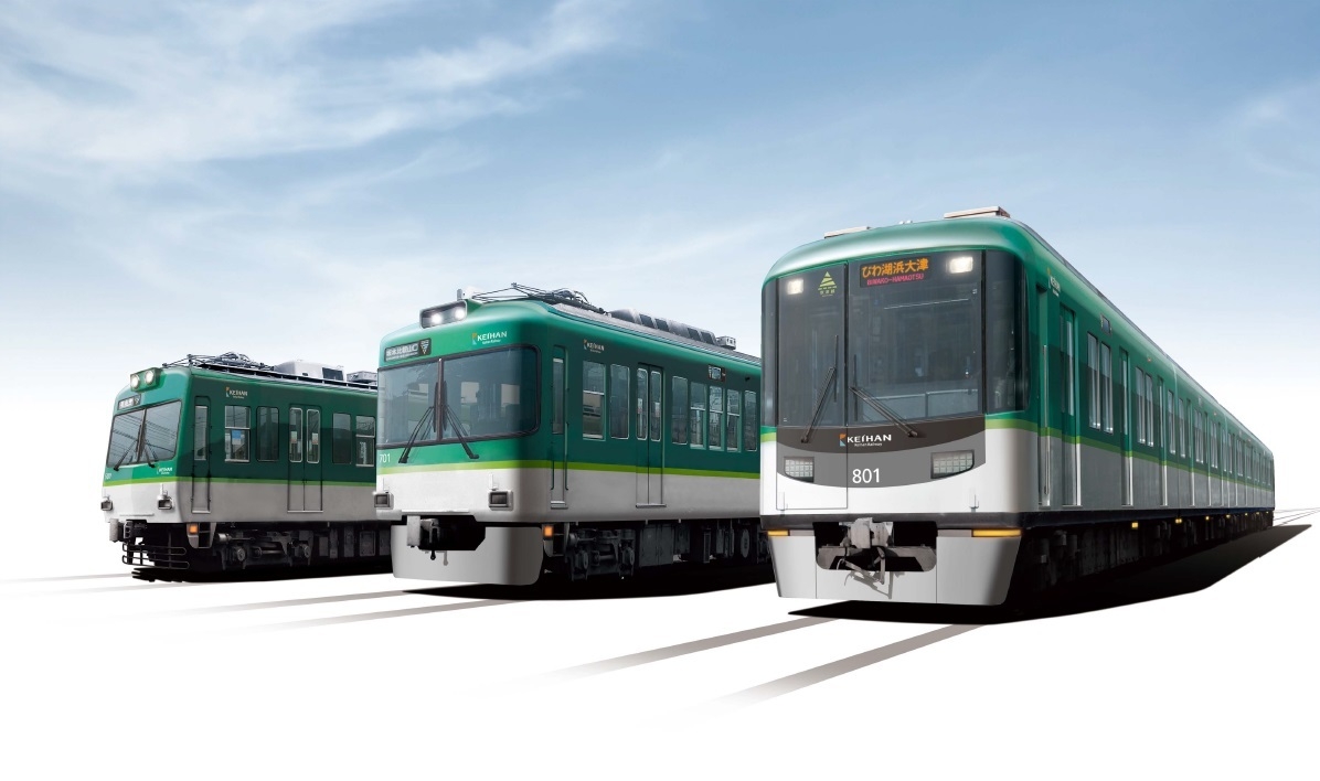 大阪、京都、びわ湖を結ぶ京阪電車」の ブランドイメージを統一 大津線