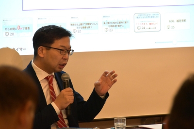 審査員を務めたクララ株式会社の家本賢太郎代表取締役社長