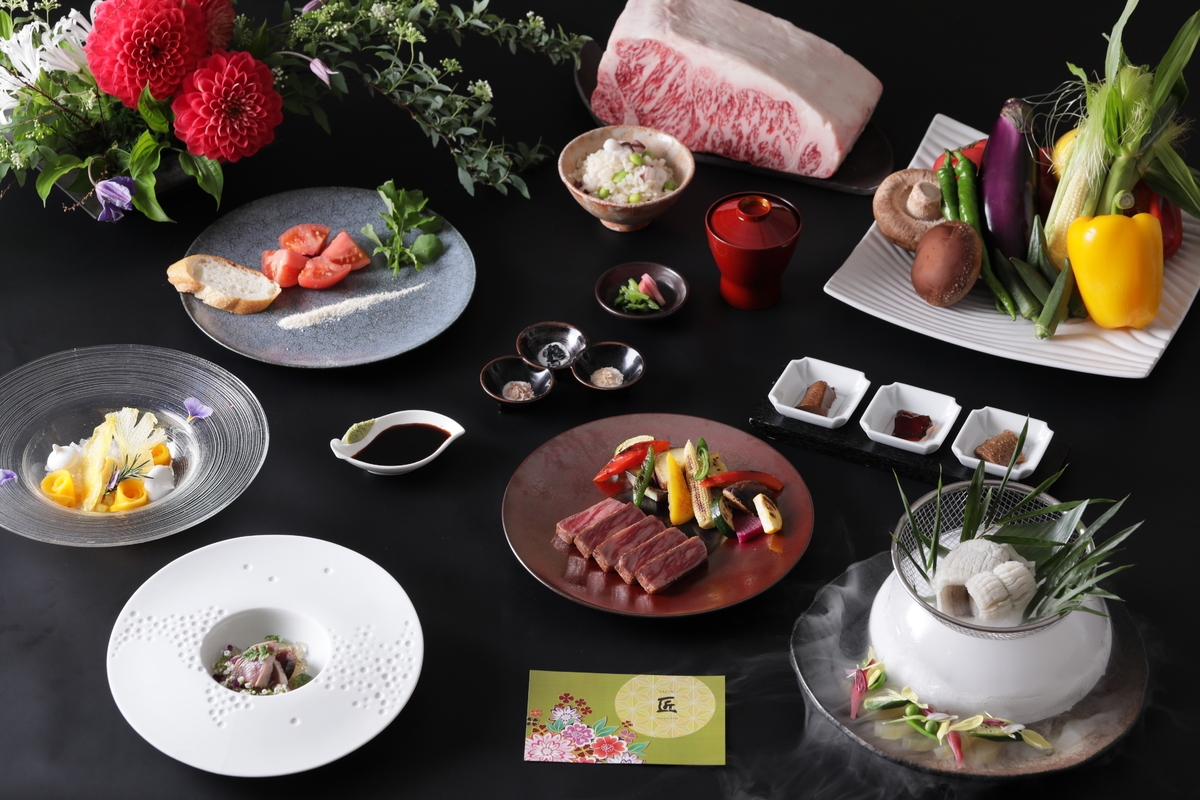 『 祝(いわい)コース 夏の清涼・鱧~鉄板焼~』 販売