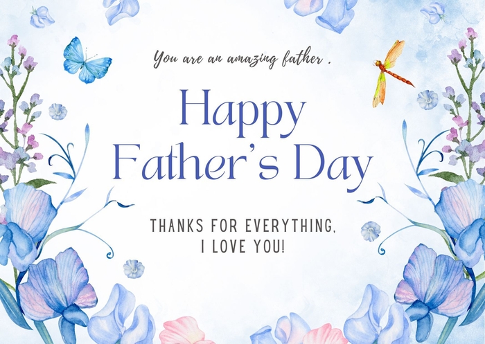 父の日オリジナルカード