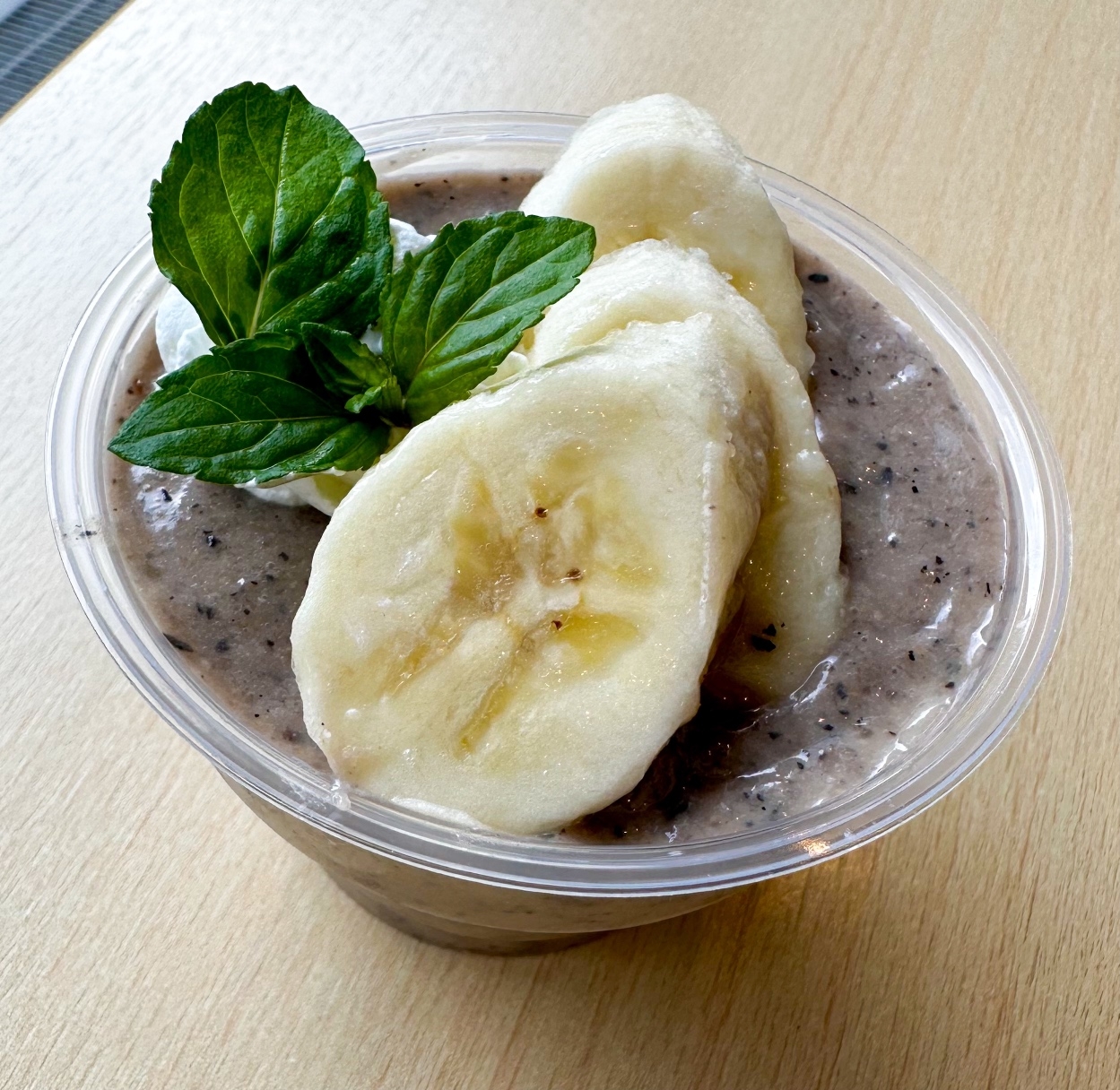 (優秀賞作品) バナナと黒ゴマのプリン