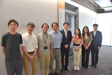 【名城大学】韓国・釜山の半導体新素材担当者が来日し、理工学部材料機能工学科の上山教授らに連携を要請