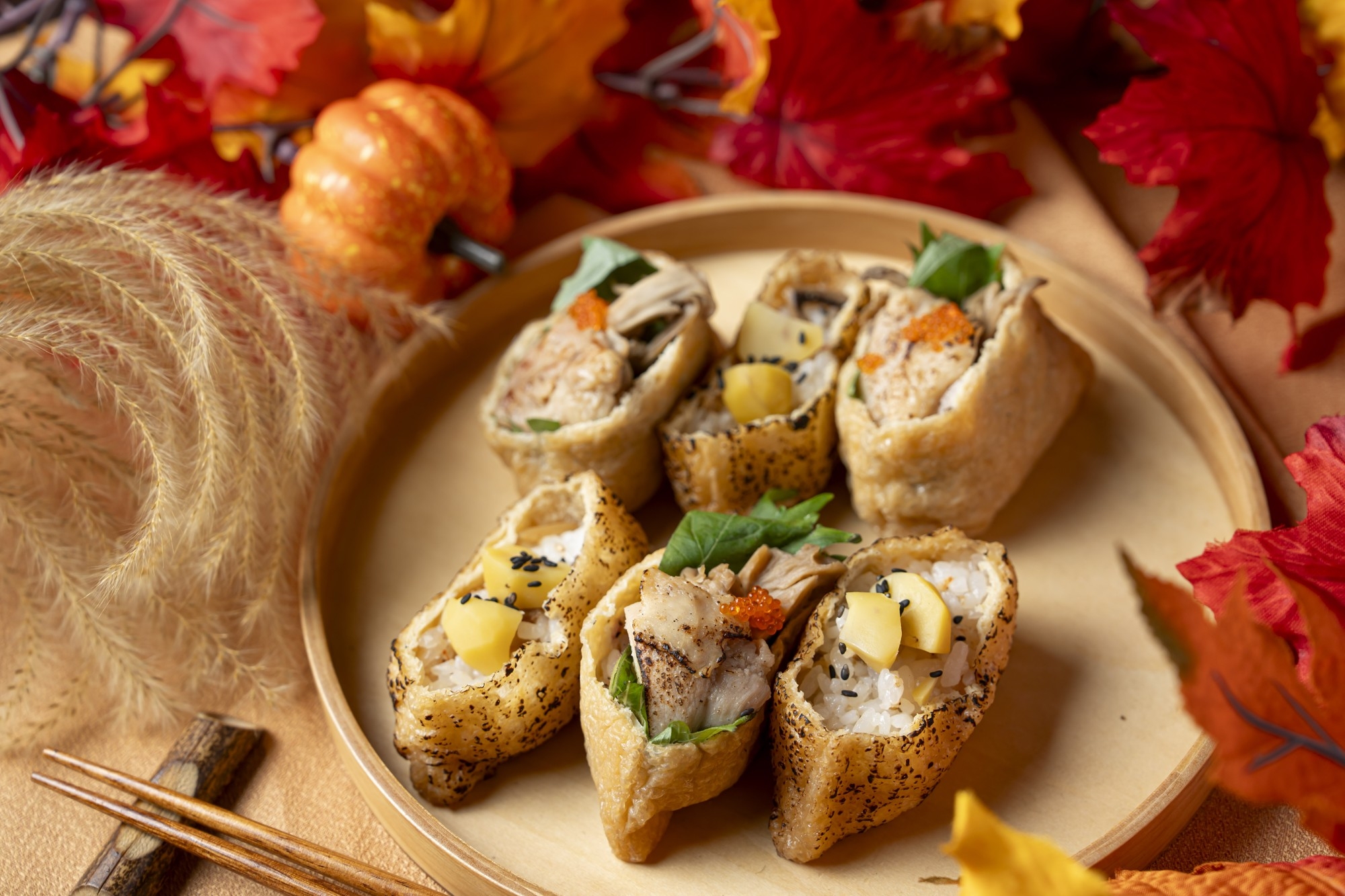 写真:秋の味覚いなり