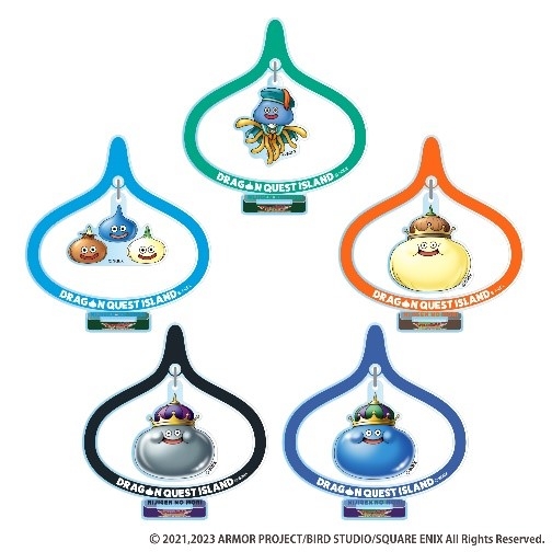 ▲女性にも人気の可愛いグッズがたくさん! ドラゴンクエスト アイランドゆらゆらアクリルスタンド 770円(税込)