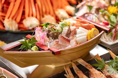 1 組様に一隻の豪華舟盛り付き！