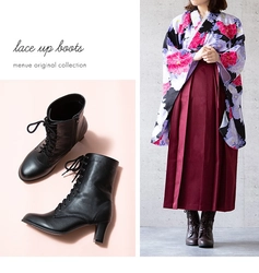 販売足数10,000足突破！晴れの日の袴はもちろん、デイリーでも合わせられる編み上げブーツのご紹介