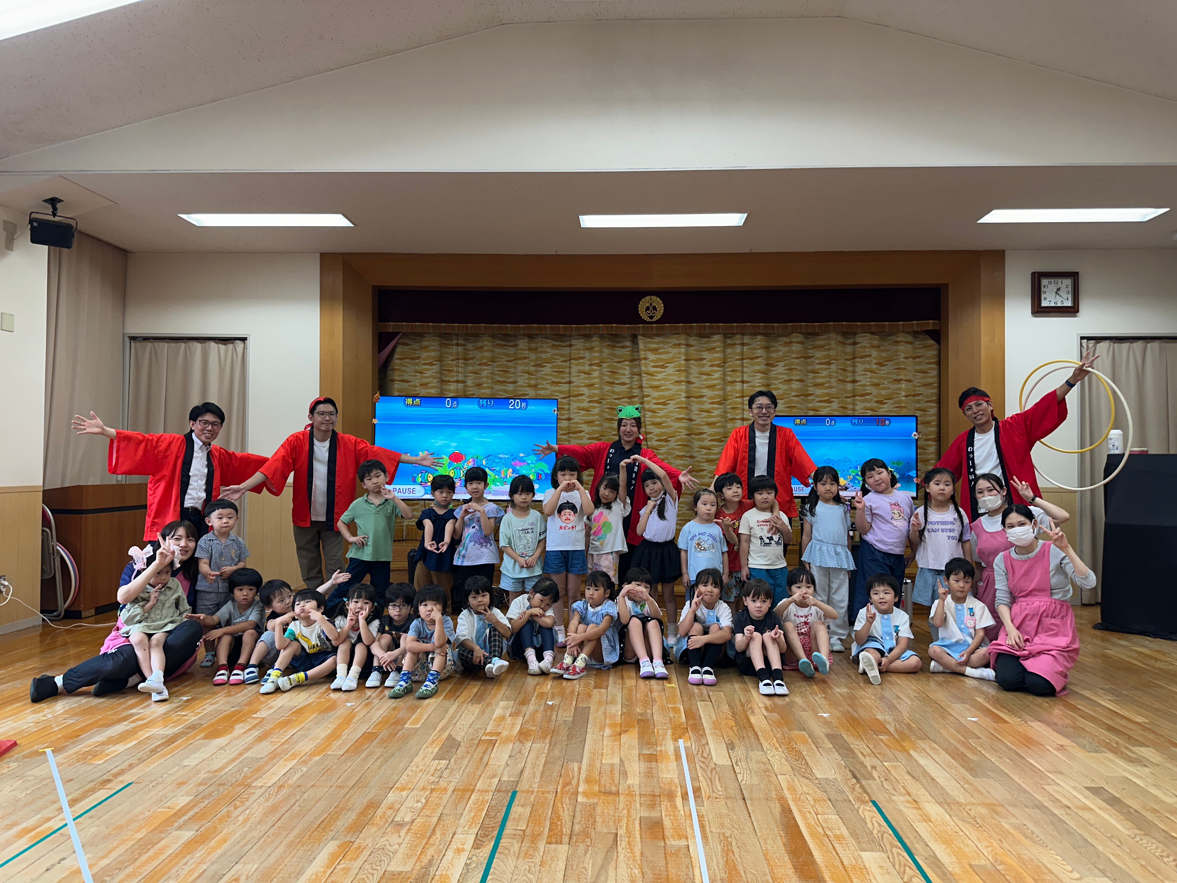 【豊丸産業】園児42名の「塗り絵」がデジタルゲームに！ 南山大学生が企画したTANO親子イベントを西別院幼稚園で開催