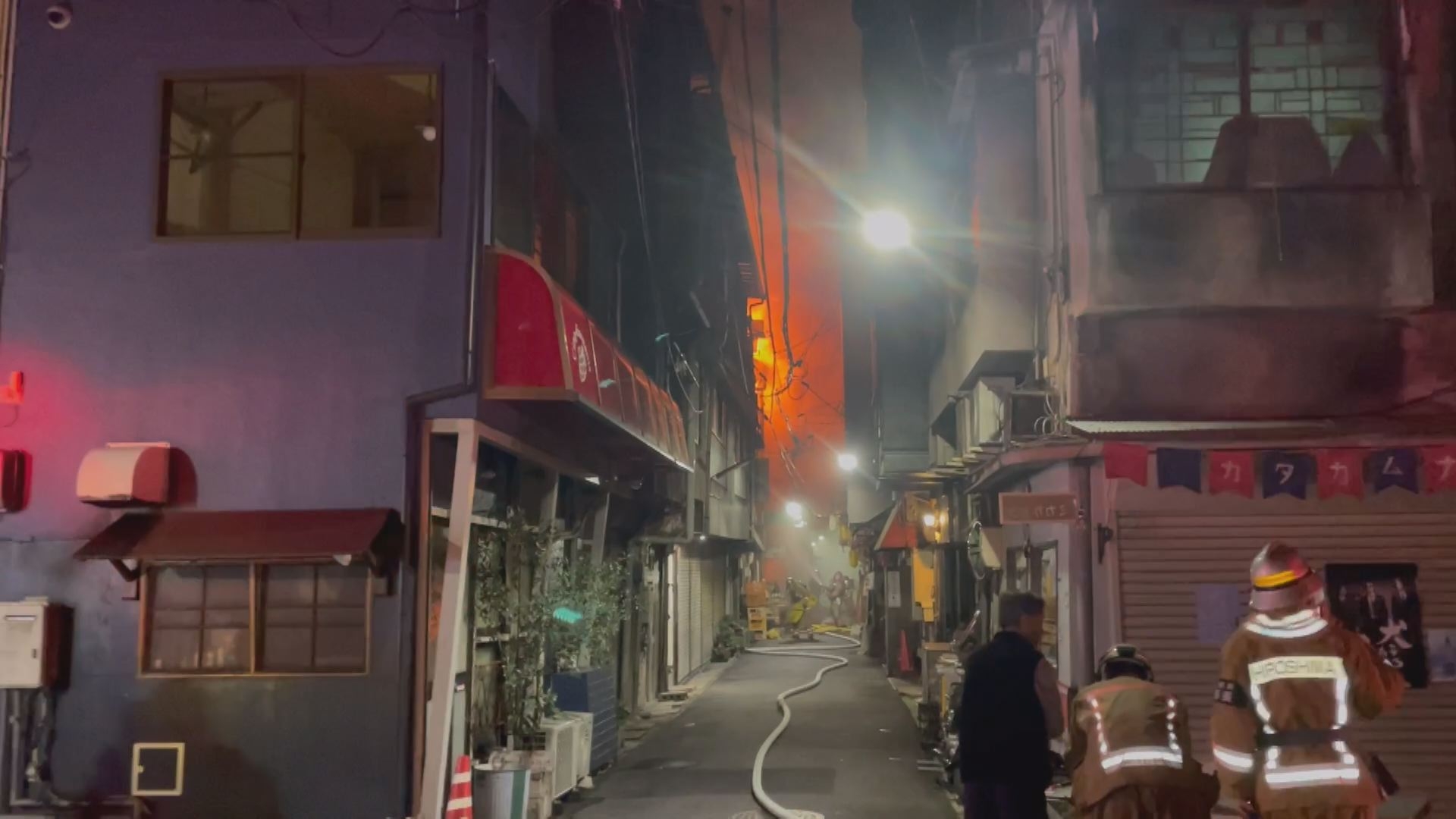 発生当日の様子(11月10日 視聴者提供)