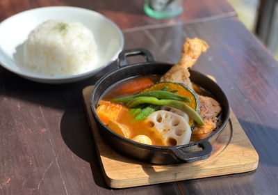 一番人気の自慢のスープカレー