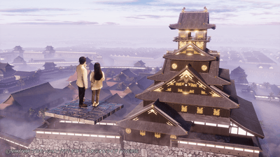 大坂城を見下ろす絶景