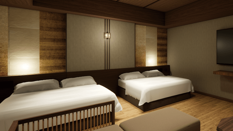 ロイヤルスイート:寝室