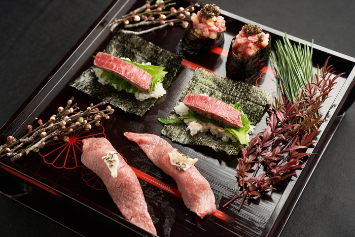 おおいた和牛寿し 三種