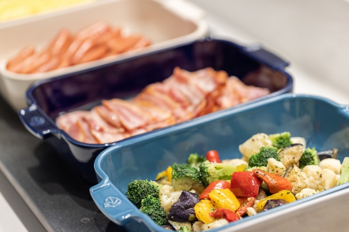 健康的な朝食ビュッフェ