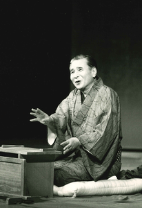 ▲桂 米朝（文化勲章受章・人間国宝） 