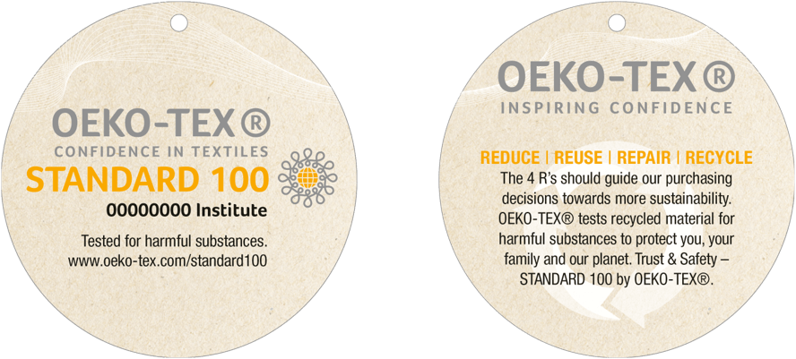 「エコテックス® スタンダード100」認証  リサイクル素材に関する規定が加わりました