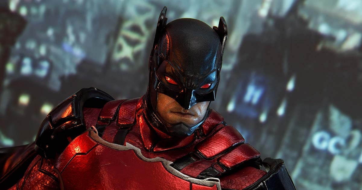 バットマン:アーカム・ナイトより、深紅の衣装が印象的なジャスティス・リーグ3000コスチュームのバットマンがラインナップ!