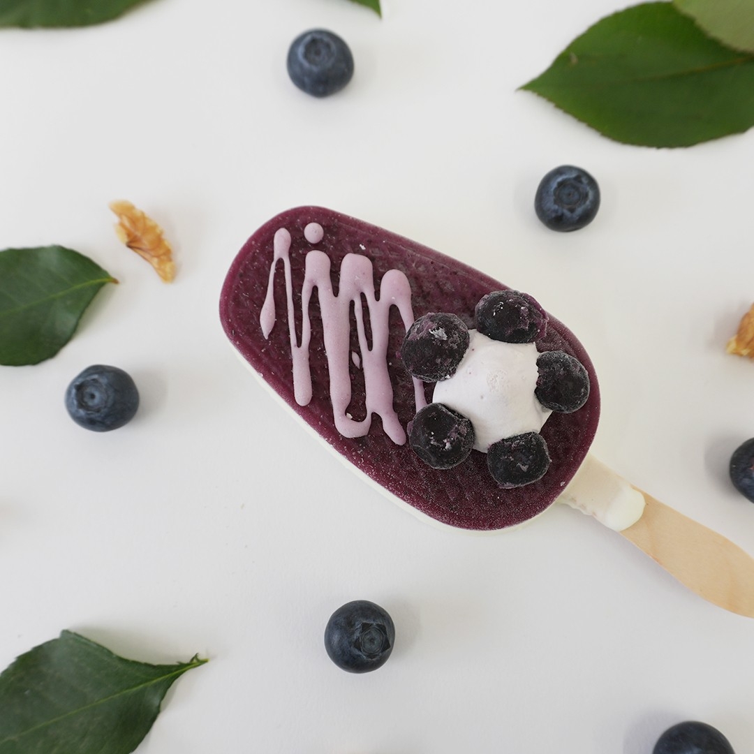 ブルーベリーヨーグルトパフェアイスバー画像(画像はイメージです。)