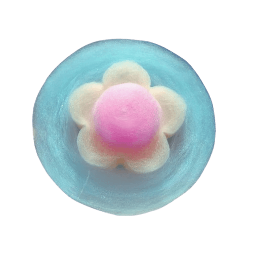 ロボットが直径45cmのビックサイズ&カラフルなわたあめを作る