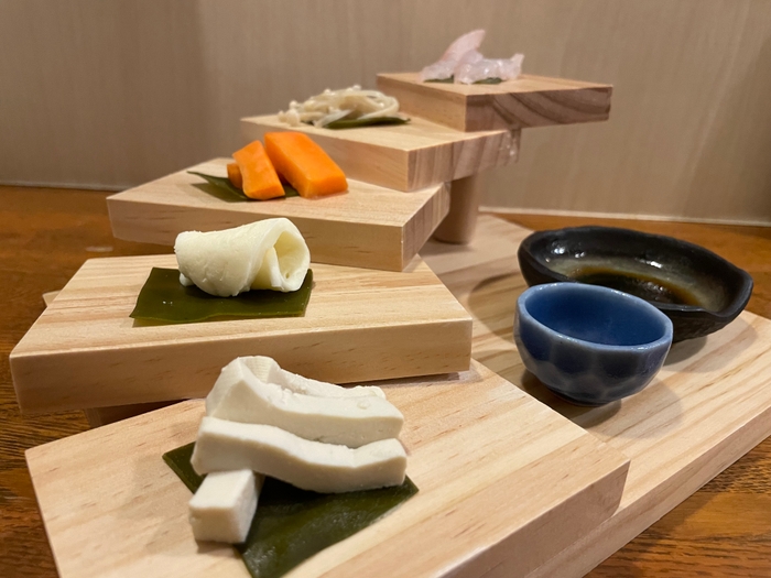 昆布締め盛り合わせ