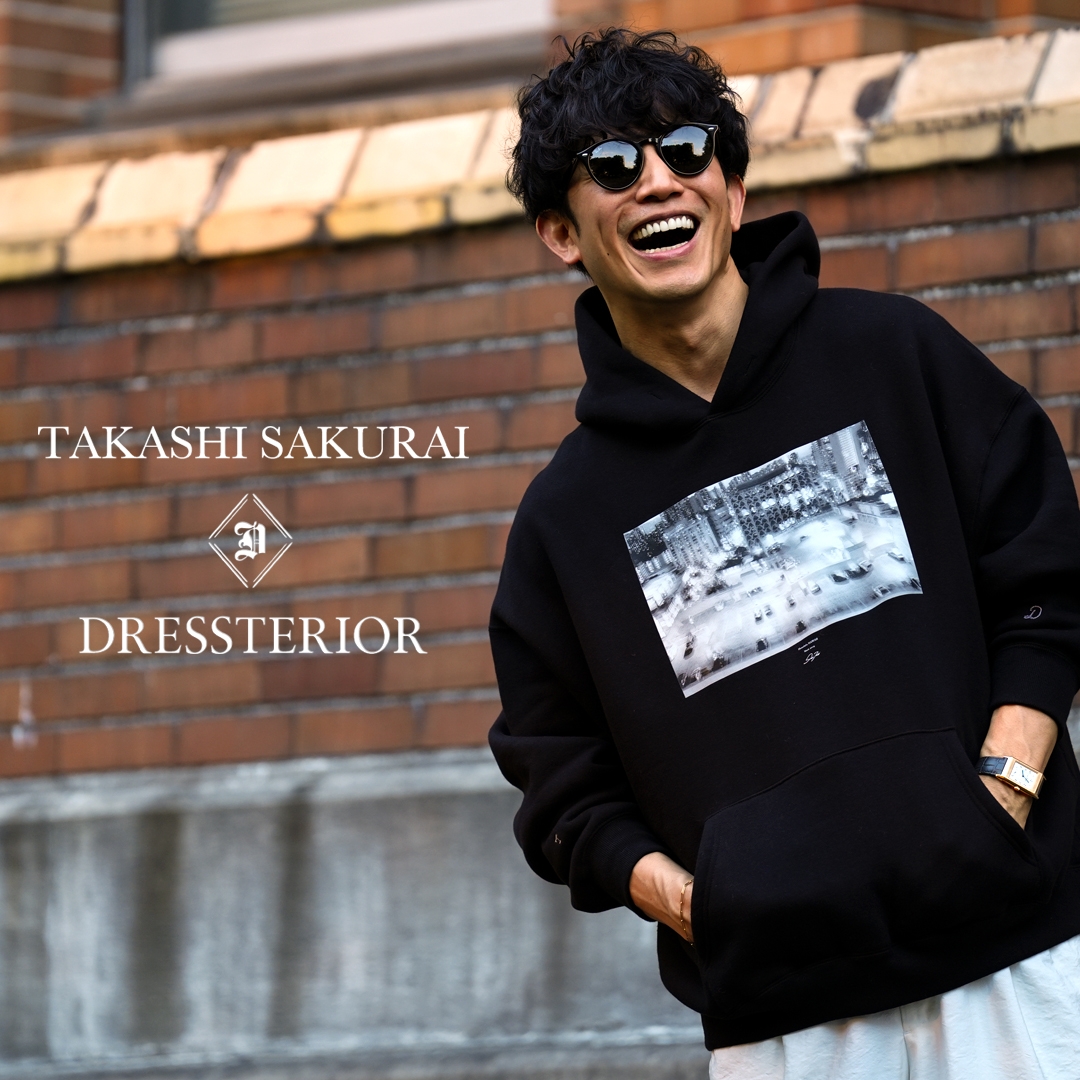 人気モデル櫻井貴史×DRESSTERIOR(ドレステリア) コラボアイテムを9月23日(土)より発売!