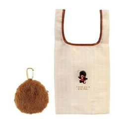 モンチッチのぬいぐるみポーチ付きエコバッグが予約受付開始。持ち運びの際も可愛い優れもの！