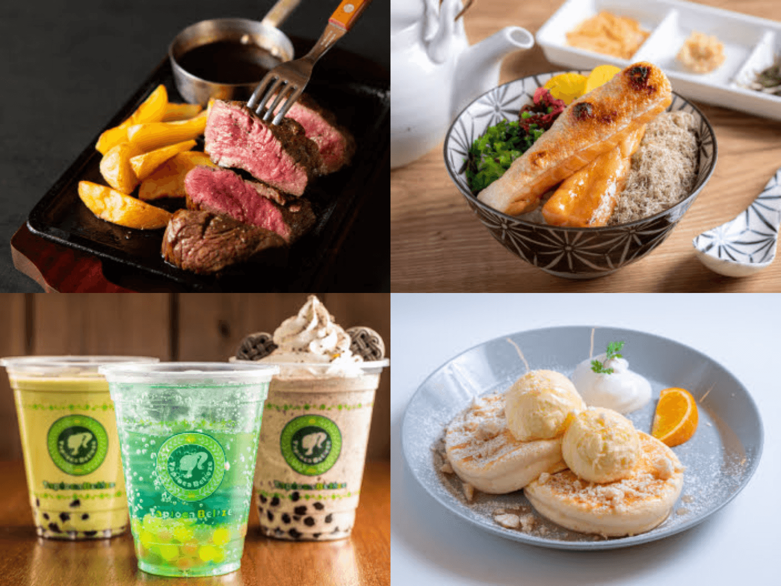 FOOD HALLで楽しめるフードの数々