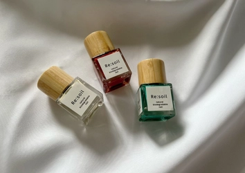 新ブランド「Re:soil」にて爪やネイルの保護・補修成分を含む 水性天然成分のベースコート、ネイルポリッシュ、マニキュアを開発