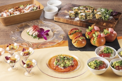 バラエティー豊かなビュッフェメニュー