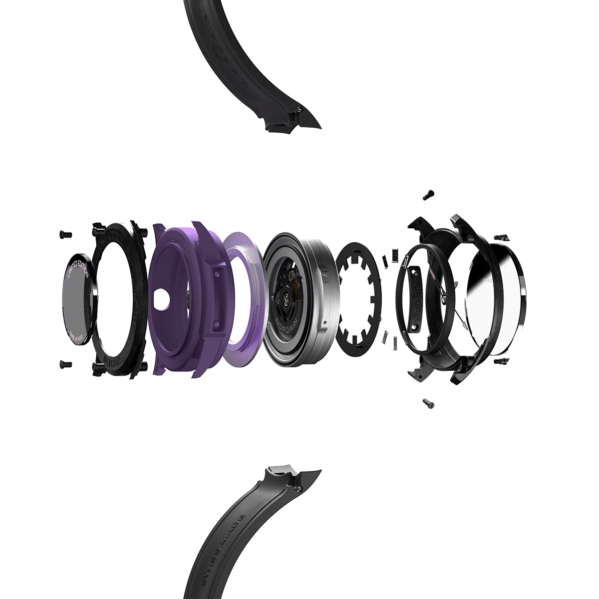 Wild ONE Skeleton 42mm Purple-5