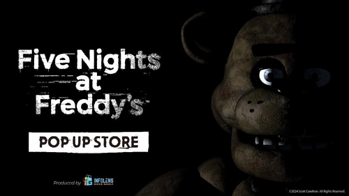 大人気ホラーゲーム「Five Nights at Freddy's」の 公式POP UP STOREが タワーレコード渋谷店・梅田NU茶屋町店にて期間限定で開催決定！