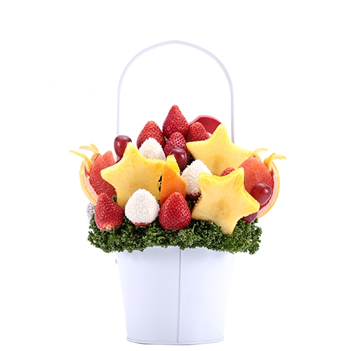 裏面には星型のパイナップル。360度かわいい!