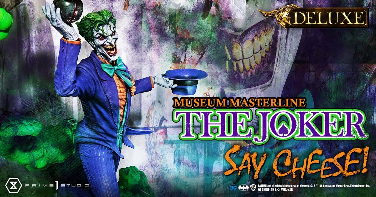 「Say cheese！」狂気とユーモアが同居した「ジョーカー」の“集大成”ともいうべきスタチューが登場！