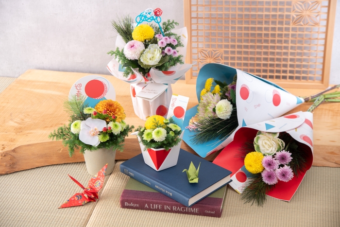 店頭限定2024年正月フラワーギフト_日比谷花壇