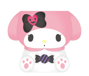 【マイメロディ　陶器イメージ 横幅約85mm×高さ約68mm】